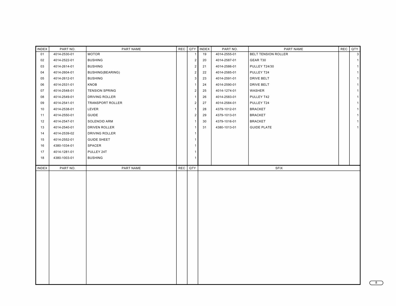 Konica-Minolta Options PK-3 Parts Manual-6